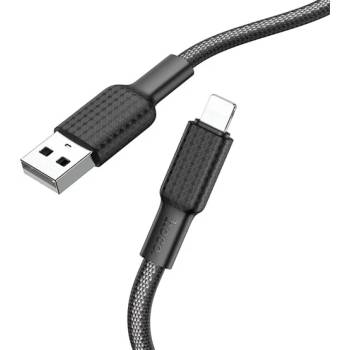 hoco. iPhone 14 Pro / 14 Plus / 14 HOCO X69 кабел за данни USB - Lightning, 100 cm, ЧЕРЕН/БЯЛ X69_USB_LIGHTNING_BW (X69_USB_LIGHTNING_BW)
