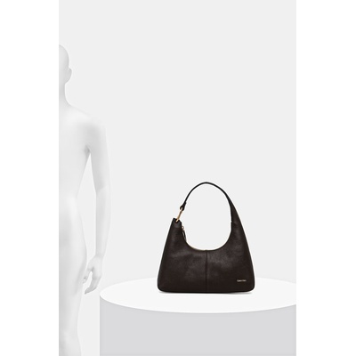 Calvin Klein чанта тип хобо дамска от кожа (LV04F3657G)