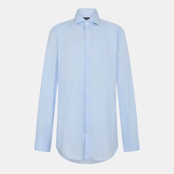 HUGO BOSS Men's Slim Cotton Shirt Slim Fit - Pastel Blue