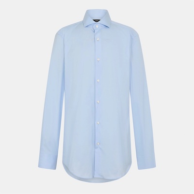 HUGO BOSS Men's Slim Cotton Shirt Slim Fit - Pastel Blue