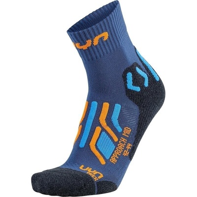 UYN ponožky Man Trekking Approach Mid Socks blue orange