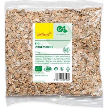 Wolfberry Vločky ražné BIO 250g