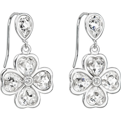 Pavona visací s krystaly Swarovski bílá kytička 31262.1