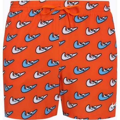 Nike Мъжки бански шорти Nike Multi Print 5" Volley orange blaze
