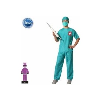 BigBuy Carnival Маскировъчен костюм за възрастни Доктор Размер xl