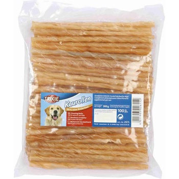TRIXIE Chewing Rolls - Лакомство за кучета, пръчици усукана кожа, 12 см. /8мм 100бр