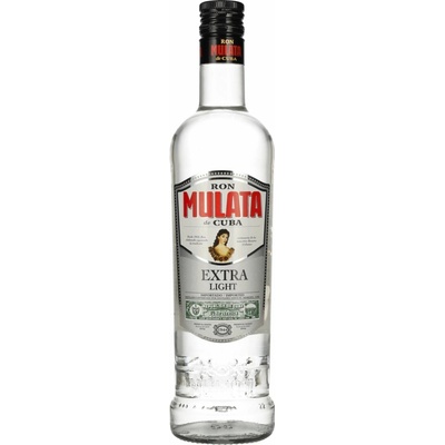 Ron Mulata De Cuba Extra Light 40% 0,7 l (čistá fľaša)