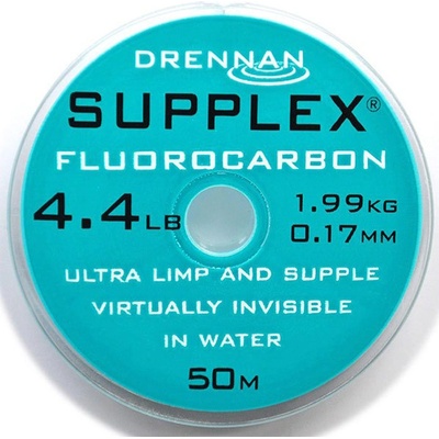 Drennan Fluorocarbon Supplex Fluorocarbon 50 m 0,075 mm 0,9 lb