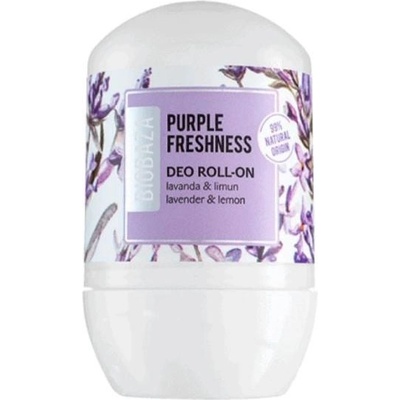 BIOBAZA Purple Freshness Рол-он дезодорант с лавандула и бергамот, 50 ml