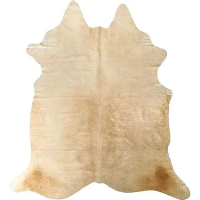 Dekoračná kožušina, pravá hovädzia koža, 3–4 m², svetlo béžová, FK11001311LTE