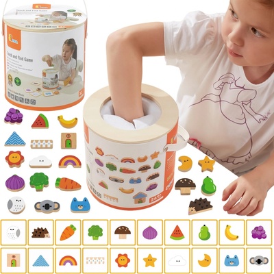 Viga dřevěná slepá hra kreslení vzorů