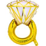 PartyDeco Балон от фолио - Пръстен 60 х 95см