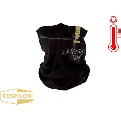 Respilon rshield light charity Jam Black nákrčník bez pouzdra