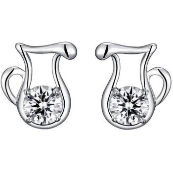 Silenti Jewelry Сребърни обеци "Водолей