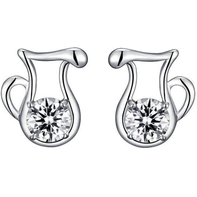 Silenti Jewelry Сребърни обеци "Водолей