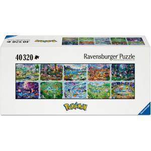 Ravensburger Панорамен пъзел Ravensburger от 40 320 части - Покемон: Празнично пътешествие (12001899)