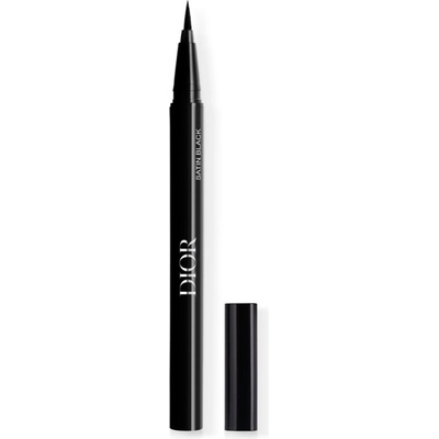 Dior Diorshow Liquid Liner течна очна линия в писалка водоустойчиви цвят 096 Satin Black 0.55ml