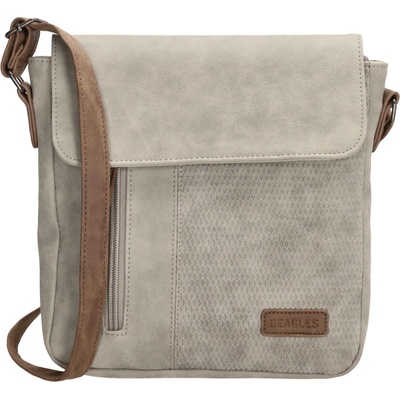 Beagles Brunete dámská crossbody kabelka světle šedá