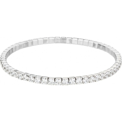 Jan Kos jewellery Stříbrný náramek s bílým zirkonem MHT-7415