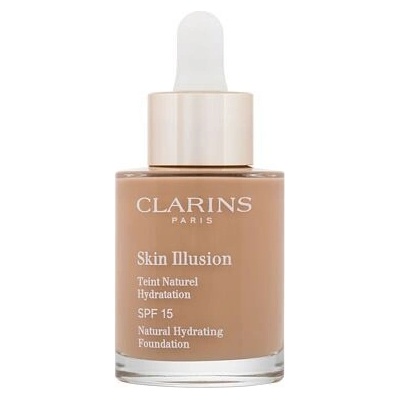 Clarins Skin Illusion Natural Hydrating SPF15 make-up na všetky typy pleti 112.3 Sandalwood 30 ml