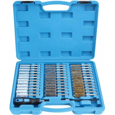 Kartáče ruční, na čištění šachet vstřikovačů, ocel, mosaz a nylon, 38 dílů - SATRA – Zbozi.Blesk.cz