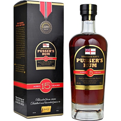 Pusser's 15y 40% 0,7 l (holá láhev)
