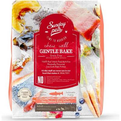 SundayPets Dog Gentle Bake Salmon Adult Small & Medium Breed 36 g