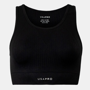USA Pro Seamless Crop Junior Girls - Black