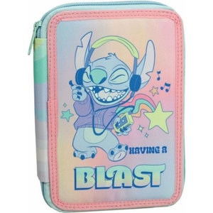  Ученически несесер с две отделения и съдържание Stitch Having a Blast (342-01100)