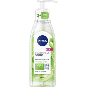Nivea Naturally Good Мицеларен измиващ гел 140мл