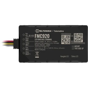 Teltonika FMC920-E 4G LTE GPS тракер за превозни средства - Прецизно позициониране и дистанционно спиране (FMC920E) GPS приемници