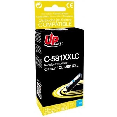 Compatible Мастилница UPRINT CLI-581 XXL, CANON PIXMA TS9150/TS6151/TS8152/TS6150, Cyan (7161)