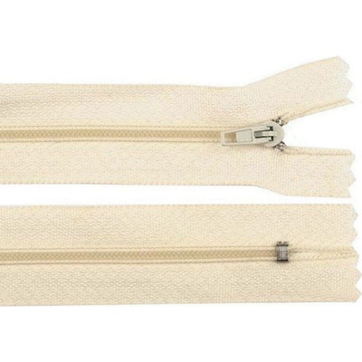 Stoklasa Spirálový zip No 3 délka 25 cm pinlock Balení: 1 ks, Varianta: 103 krémová nejsvět. 103 krémová nejsvět.