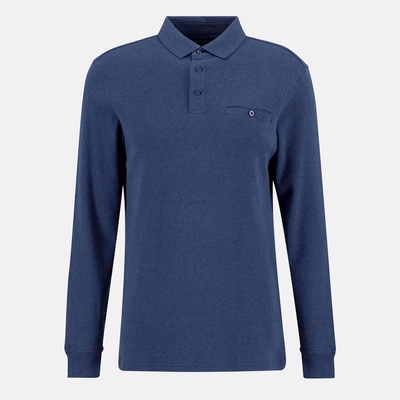 Barbour Блуза с яка Barbour Farmwell Tailored Long-Sleeved Polo Shirt - Navy NY91