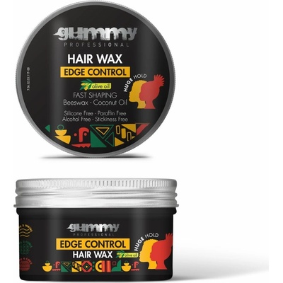 Gummy Hair Styling Wax EDGE CONTROL - vosk pre nepoddajné vlasy so silnou fixáciou, 150 ml