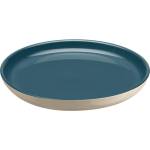 Emile henry (Франция) Керамична чиния emile henry salad plate салатена - цвят синьо-зелен и екрю (eh 8921-b9)