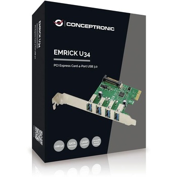 Image 1 of Conceptronic EMRICK02G интерфейс карта/адаптер Вътрешна USB 3.2 Gen 1 (3.1 Gen 1) (EMRICK02G)