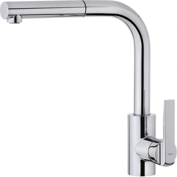 Strohm Teka Кухненски смесител Teka IN 938 Pull-out, Изтеглящ се душ, Въртящ се чучур, Инокс (53938120I)