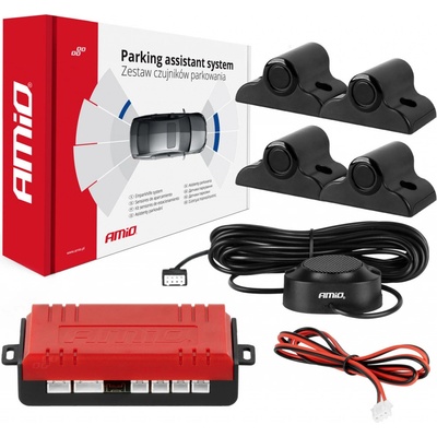 AMiO Asistenty parkování Buzzer 4 senzory černé TRUCK 19mm