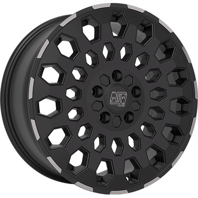 MSW 99 7x17 6x139.7 ET37 matt black lip polished