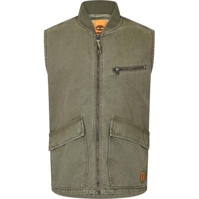 Timberland Елек Timberland Men's Washed Canvas Gilet - Leaf Green