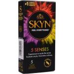 SKYN 5 Senses - микс от презервативи без латекс (5 бр. )