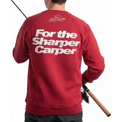 Solar Crewneck mikina červená