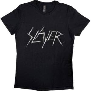 Slayer Scratchy Logo Black S Дамски Риза (SLAYTEE23LB01)