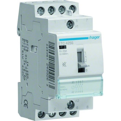 HAGER Stykač ETC425S 4S 25A 230VAC ETC425S
