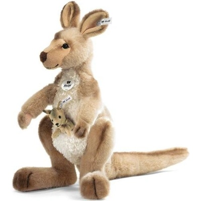 STEIFF Originals Kango kangaroo with baby beige