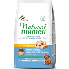 Natural Trainer Puppy & Junior Small & Toy s kuracím 3 x 2 kg