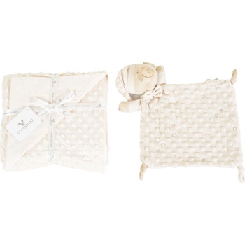 Cangaroo Одеяло 75/100 см с играчка Bennie бежов