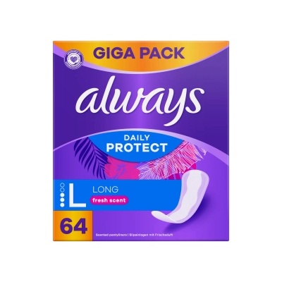 Procter and Gamble Always Intimates (64 бр. /кутия) с дълъг свеж аромат