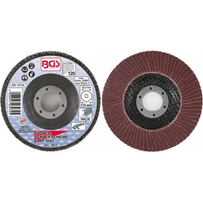 BGS technic Lamelový leštiaci kotúč 115 mm K 120 BGS 3972